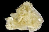 Yellow Barite Crystal Cluster - Peru #64135-1